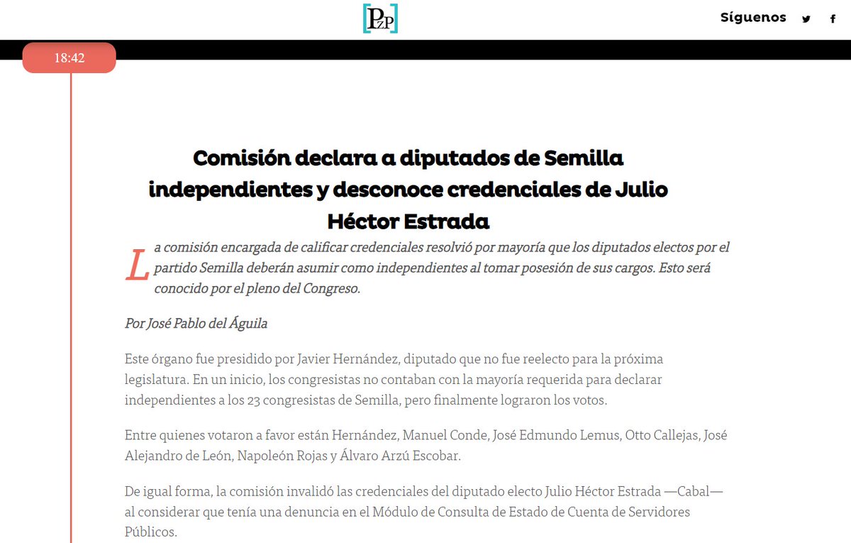 patriciajaniot's tweet photo. Acerca de lo que pasa en #Guatemala: 
El tema de fondo es que en el Congreso hay fuerzas políticas que no quieren que el partido Semilla presida la Junta Directiva. Desde que la agrupación pasó a segunda vuelta en elecciones generales, el Ministerio Público presentó un caso de supuestas firmas falsas y bajo ese argumento un juez  aprobó la suspensión provisional del partido. 
Bajo esa condición el partido no puede existir como bancada en el Congreso, ni sus integrantes pueden integrar la directiva. Si esto no se revierte, el presidente @BArevalodeLeon gobernará sin representación en el Congreso. 
El partido @msemillagt ha peleado su representación, pero hay grupos de diputados que no aceptan la voluntad popular. Esto es una muestra del ambiente en el que gobernará el nuevo presidente.