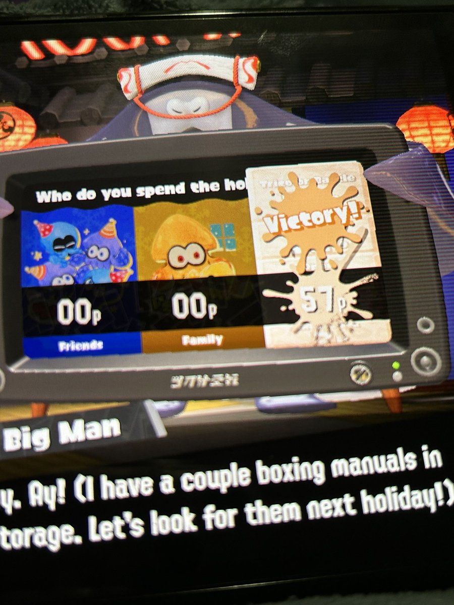 shinyycatherine's tweet photo. Idk whether it’s based or depressing that team solo won the “who do you spend the holidays with” splatfest in EVERY SINGLE CATEGORY 😭 https://t.co/NtWZ6pqLr3
