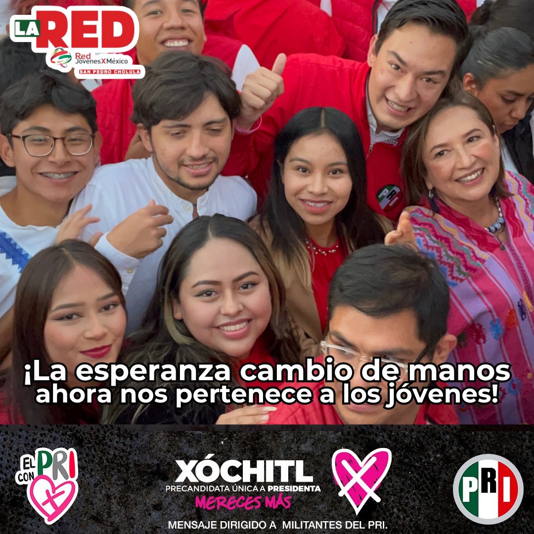 🇲🇽| #MéxicoVaConX por que los jóvenes ya despertamos y queremos seguridad para nosotros y nuestras familias.

¡Con <a href="/XochitlGalvez/">Xóchitl Gálvez Ruiz</a> precandidata de la ciudadanía será posible!