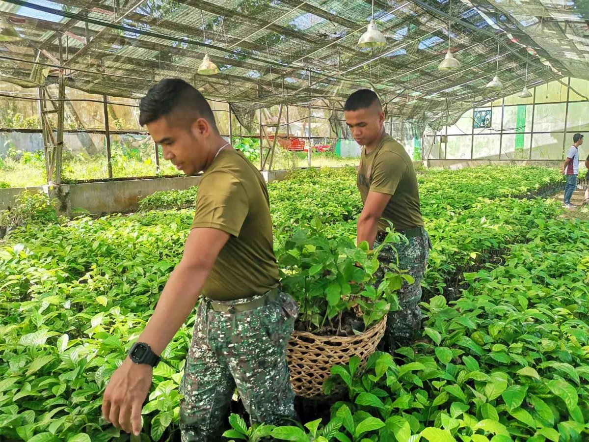 Congratulations, SSgt Marlon C Reyes PN(M)! Our Best Photo of the Week!

Greening the Frontlines: 1st Marine Brigade Cultivates Environmental Well-being in Camp Abubakar.

#ProtectingtheSeasSecuringOurFuture
#ModernandMultiCapablePHNavy
#AFPyoucanTRUST
#PHMarinesCorps