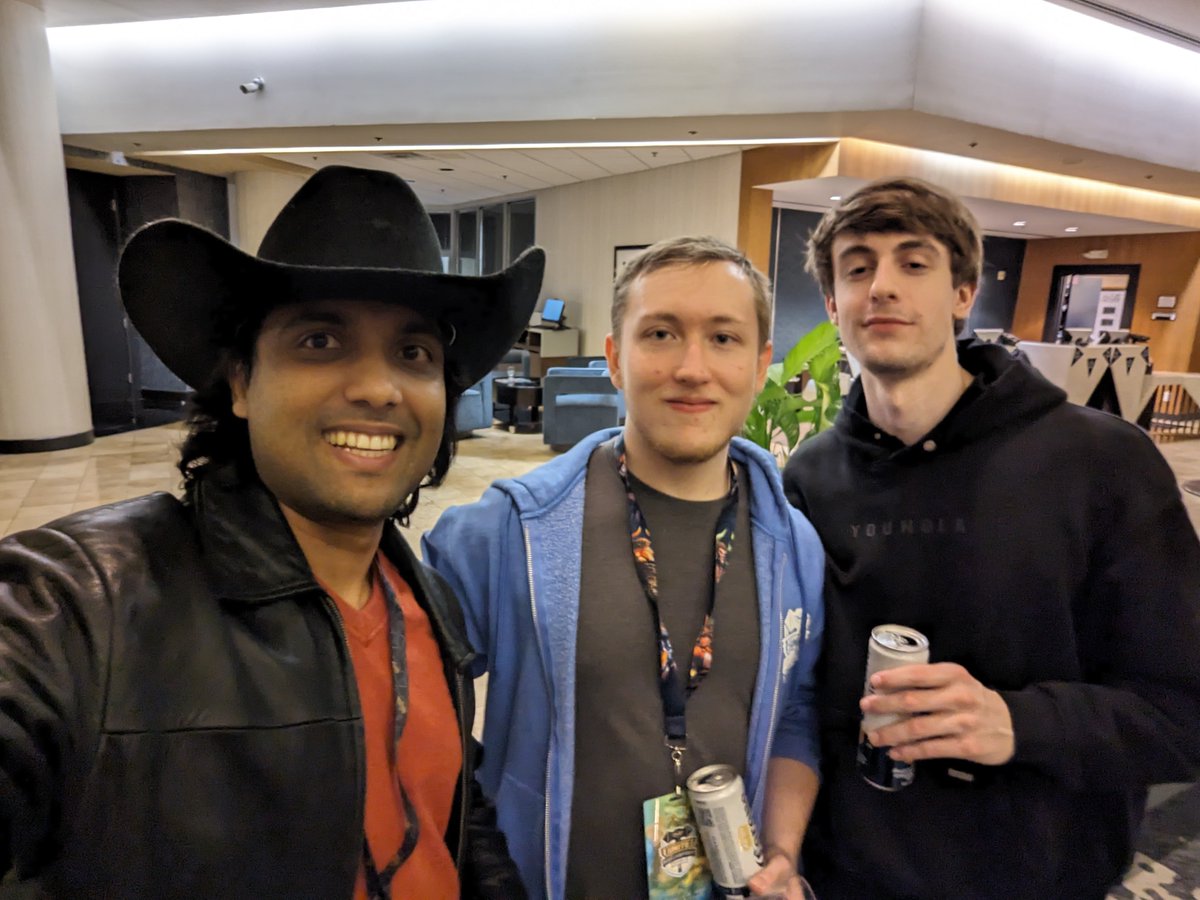 samcobra's tweet photo. Had a great time at #SWCX @notHaddix @awesomejake https://t.co/N5ovK7bvc7