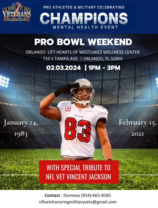 NFPWA's tweet photo. Happy Heavenly Birthday 😇🌈Join us #ProBowl wkend https://t.co/fTf1pc4cLQ