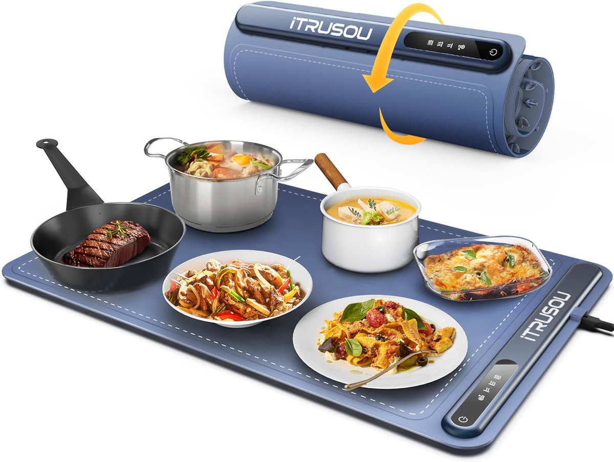 Frugal_NotCheap's tweet photo. Electric Warming Tray - Full Surface Heating, Rollable &amp; Portable, 3 Temperature Settings. Versatile Food Warmer for Gatherings, Parties, Everyday Use.
Click link to buy now for only $69.99: https://t.co/oWnTsVCT6I
#warmingtray
#warmingpad
#amazonkitchen
#amazonkitchenfinds https://t.co/Py3yB52P6B