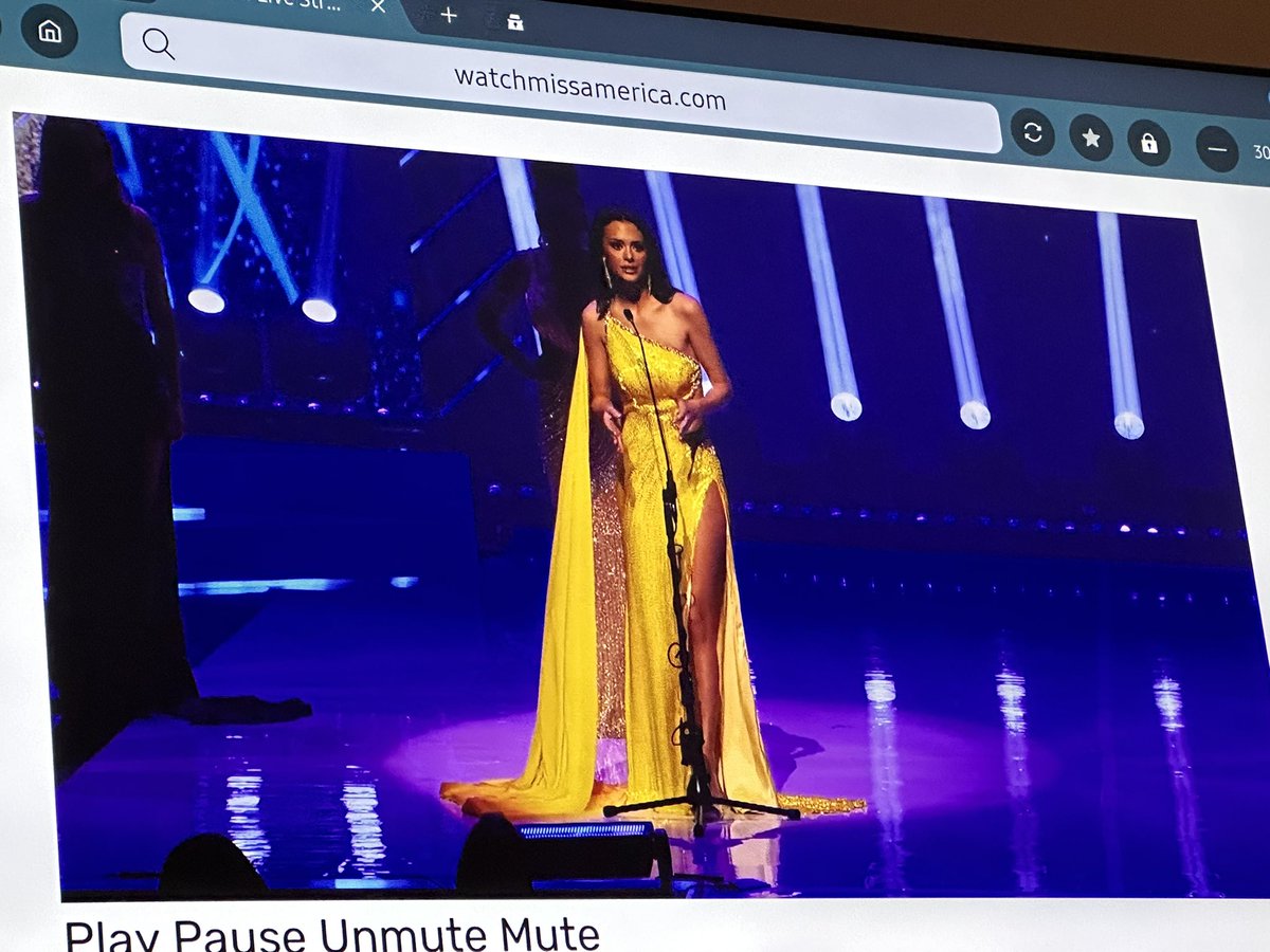 And #ThereSheIs…

Top 5! @Malthud Still going STRONG in the #MissAmerica contest!