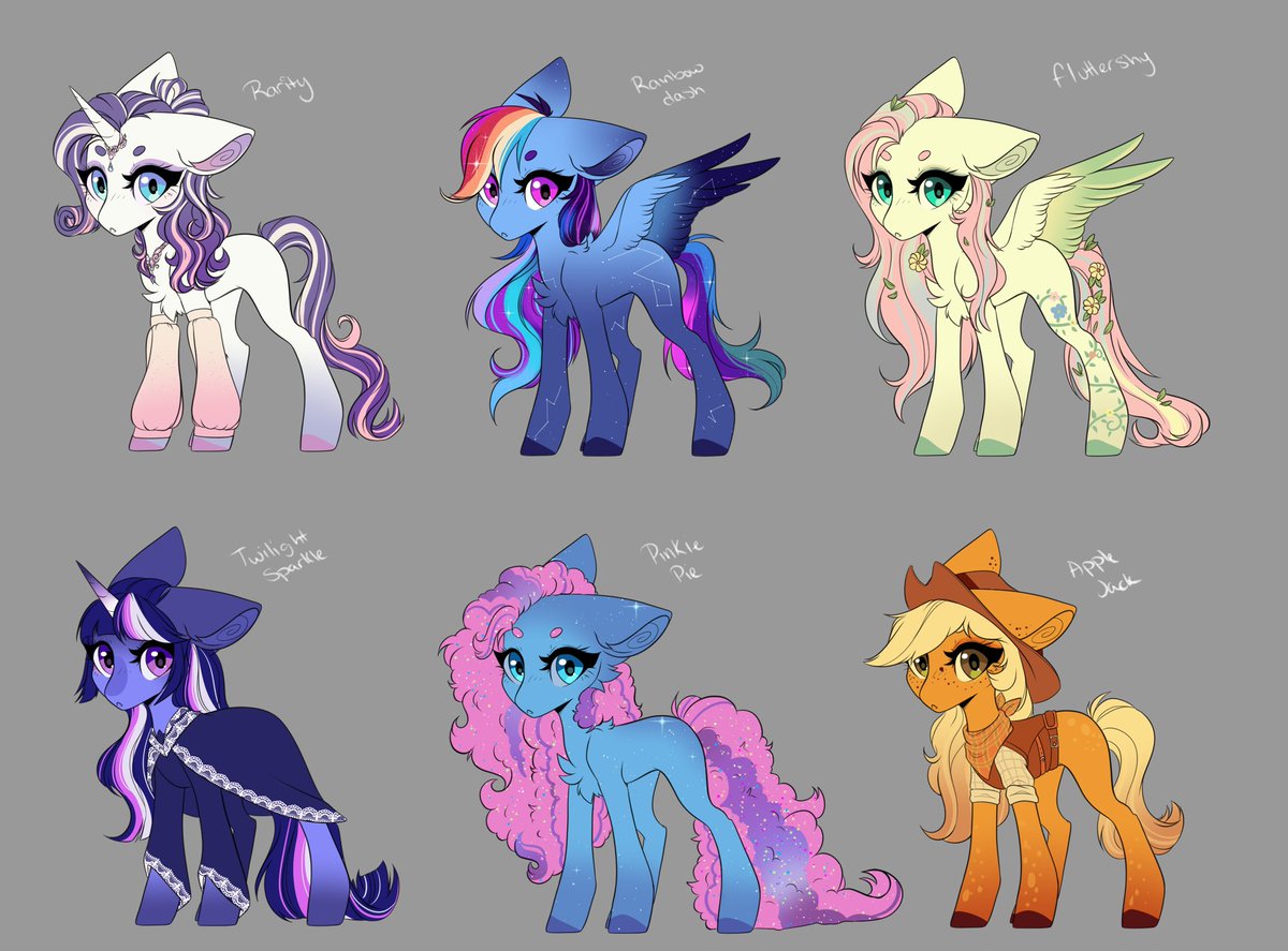 yozuki_offical's tweet photo. MLP kinsona adopts! 
#mlpadopts #mane6 

All are available! https://t.co/b75Vc8K1jq