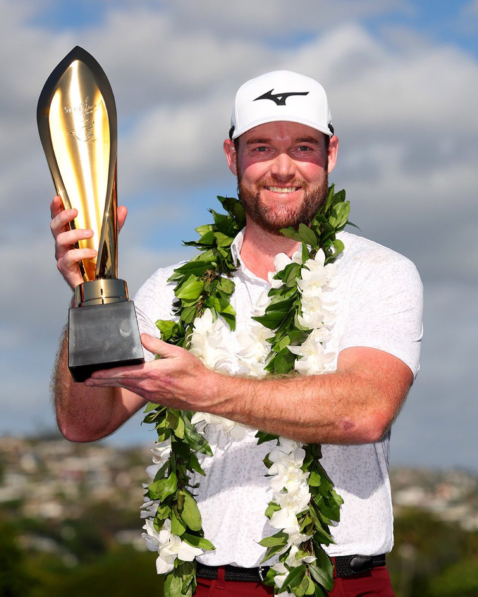 CrucibleGolf's tweet photo. Grayson Murray wins the Sony Open with an epic 39 foot putt! Wins in a playoff with Keegan Bradley and Ben An… Simply amazing! The hard road traveled yields the biggest win of his career… https://t.co/vuqJZUeull