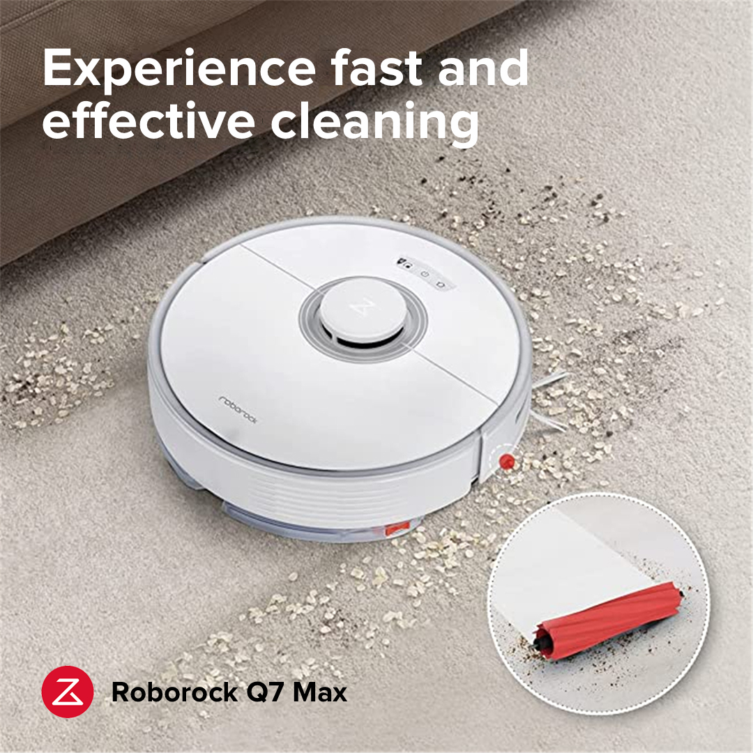 Pet hair, dust, and food crumbs have nowhere to hide with Roborock Q7 Max.

The brush is designed to detangle hair and wipe away fine particles.

Make it yours today! #dust #dirthair #dustmites #minisculedust #dustbunnies #vacuuming #mopping #ecovac #crumbs #strongsuction #vacuum