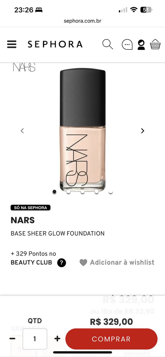 dedeeoliveira's tweet photo. @BeeFuku Eu gosto muito muito dessa da Nars e vi uma galera falando muito bem dessa da Laura https://t.co/CG6OK3oeaD