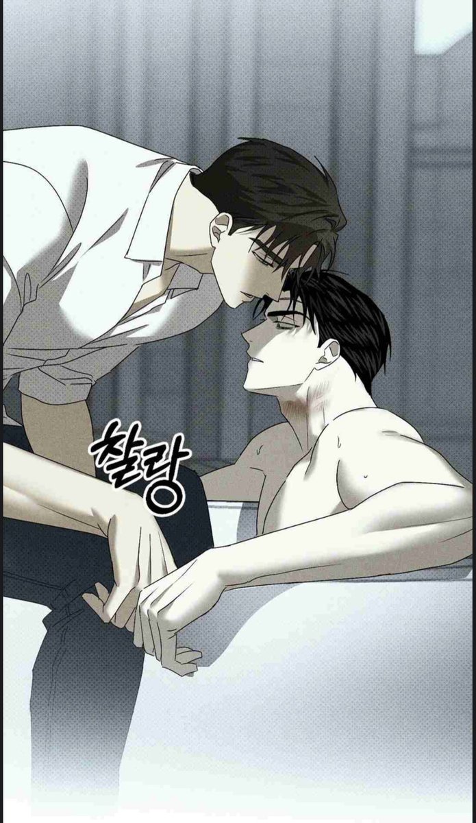 Chise1823's tweet photo. Hablemos de la sensualidad de estos dos 🔥🔥🔥 #UnderTheGreenLight #manhwas #bl #yaoi https://t.co/6wvdrHqDn3
