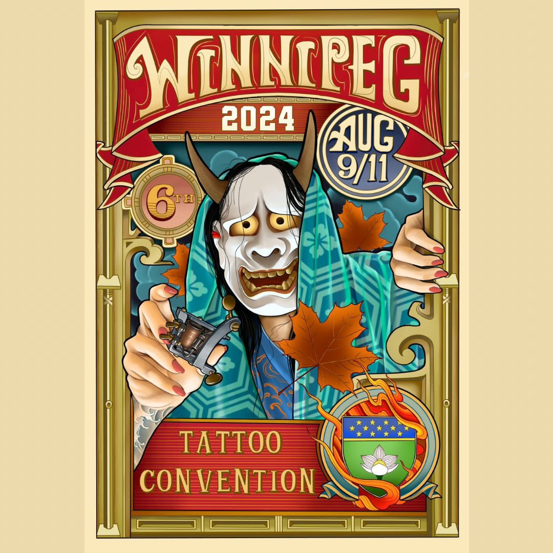 The 6th Annual Winnipeg Tattoo Convention is once again bringing world-class tattooing to Manitoba during summer 2024. This three-day celebration of tattooing takes over Red River Exhibition Park August 9th, 10th and 11th featuring more than 250 tattoo artists.