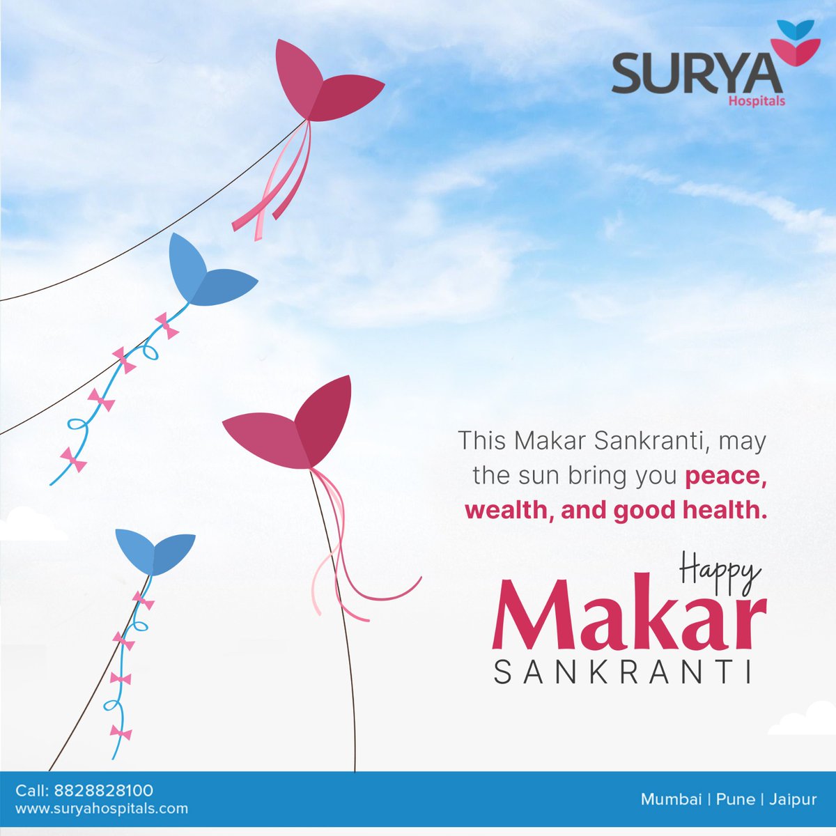 Wishing you a Happy Makar Sankranti. May the sun illuminate your life with peace, prosperity, and good health. Happy festivities.