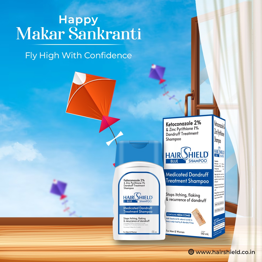 Wishing you a joyous Makar Sankranti! 

#makarsankrant #makarsakranti #sankrant #makarsankrati #Hairshield #HairshieldBlue #HairshieldBlueShampoo #HairshieldAntiDandruff #AntiDandruff #DandruffRelief #DandruffShampoo #dandruffremoval #antidandruffshampoo #hair #haircare #shampoo