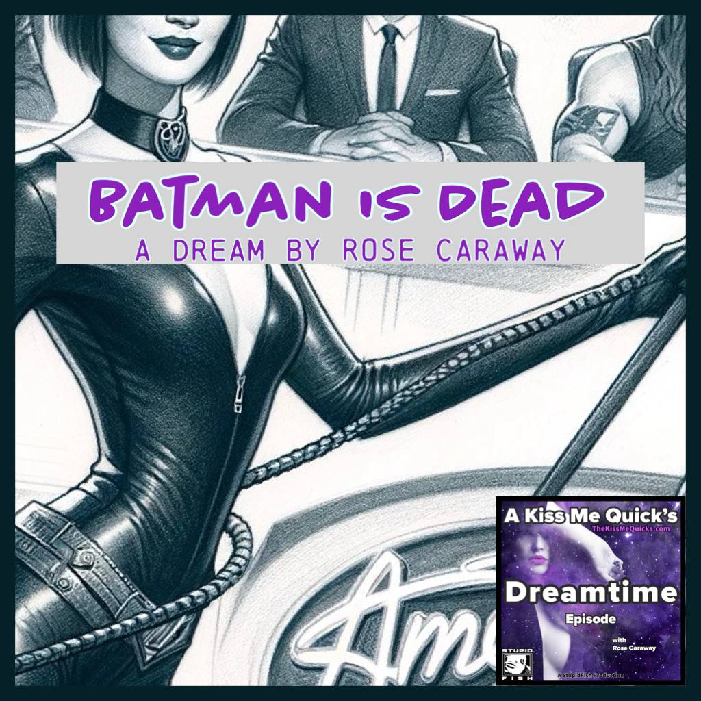 theKMQ's tweet photo. 🎧New #DreamTime #KMQ episode!
@RoseCaraway reads her dream about being a cat-like Cat Woman, performing a routine (not singing) on American Idol w/Superman, Thor, Aquaman, &amp; Simon Cowell on the judges’ panel.
https://t.co/Ax5C5qWW70
#podcast #EroticDreams
#aStupidFishProduction https://t.co/C6295MB7dn