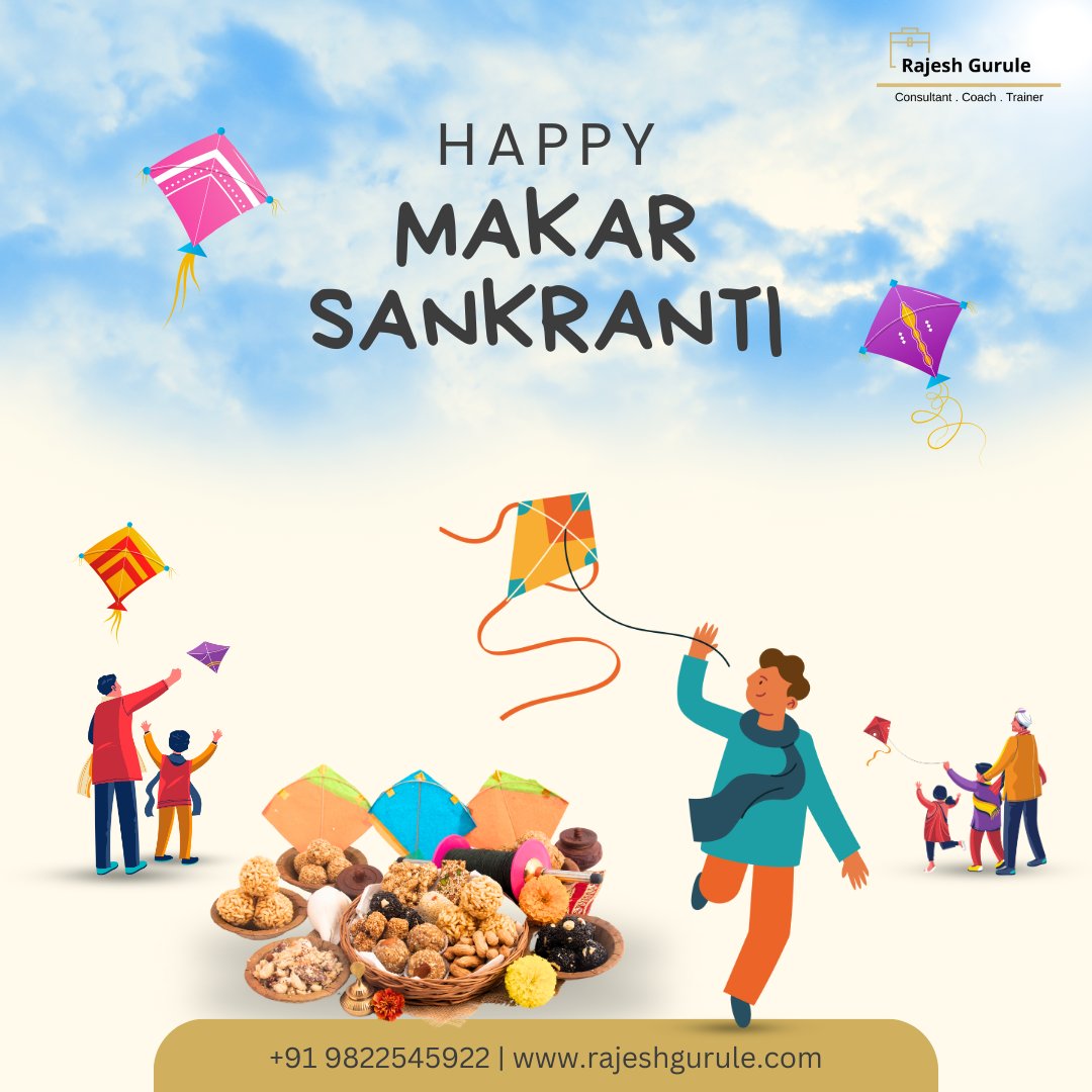 gurulerajesh's tweet image. &quot;𝗛𝗮𝗽𝗽𝘆 𝗠𝗮𝗸𝗮𝗿 𝗦𝗮𝗻𝗸𝗿𝗮𝗻𝘁𝗶 !&quot;

Rajesh Gurule
Consultant. Coach. Trainer
91 9822545922