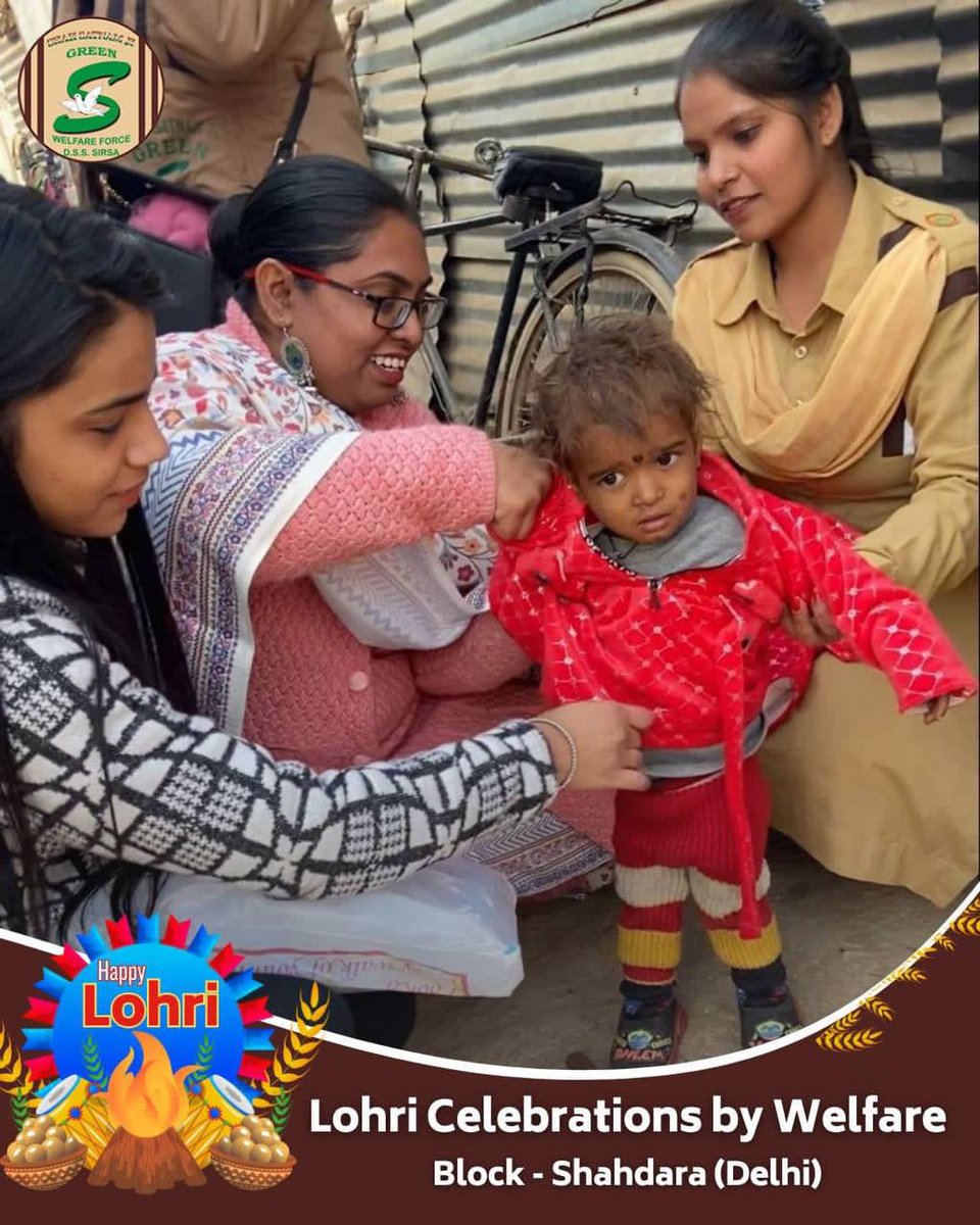 Pardeepnain38's tweet photo. Volunteers of Dera Sacha Sauda are distributing warm clothes and food kits to the needy ones. Salute to the true social reformer Saint Gurmeet Ram Rahim Ji for filling such a passion to serve humanity selflessly among more than 6.5million DSS volunteers. #ShareWarmth https://t.co/9289PmeWax