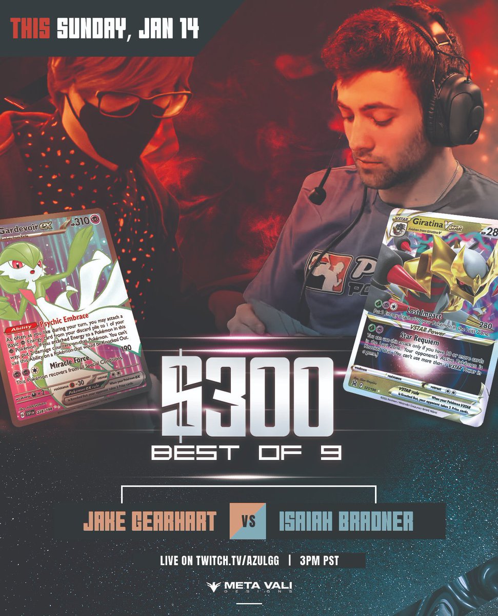 Congrats to <a href="/IsaiahBradner/">Isaiah Bradner</a> for winning the $300 match against <a href="/jakekgearhart/">Jake Gearhart</a> hosted by <a href="/azulgg/"></a> 🎉

Started down 0-3 and came back to win 5 in a row for the W!

Who will be next to take on one of the most formidable names in the TCG?! 👀