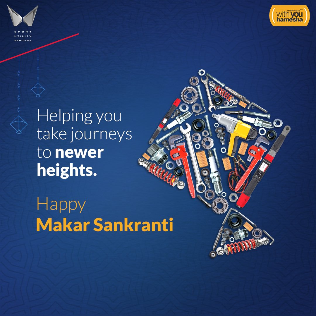 Rising higher just like the kites in the sky with our constant efforts to provide you with a smooth service. #MakarSankranti #WithYouHamesha