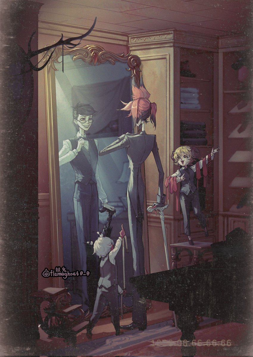 之前参与合志的隐藏图，解禁庆祝一下HH开播吧
#HazbinHotel #Alastor #HazbinHotelAlastor