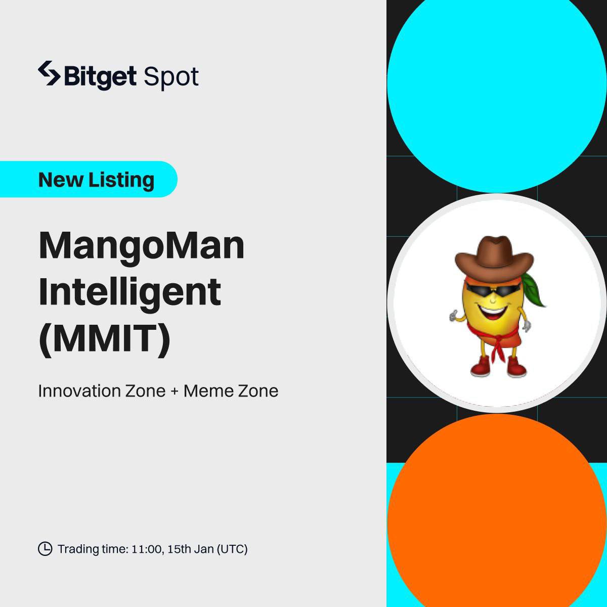 🌈 $MMIT, the Fruit Meme Token by @mangomanintell, will be landing on @bitgetglobal at 11:00 UTC TODAY! 🚀 Embark on a journey of creativity and innovation within the meme world! 🎨🌐 Discover more 🔗linktr.ee/mangomanintell… #Sponsored #MMIT