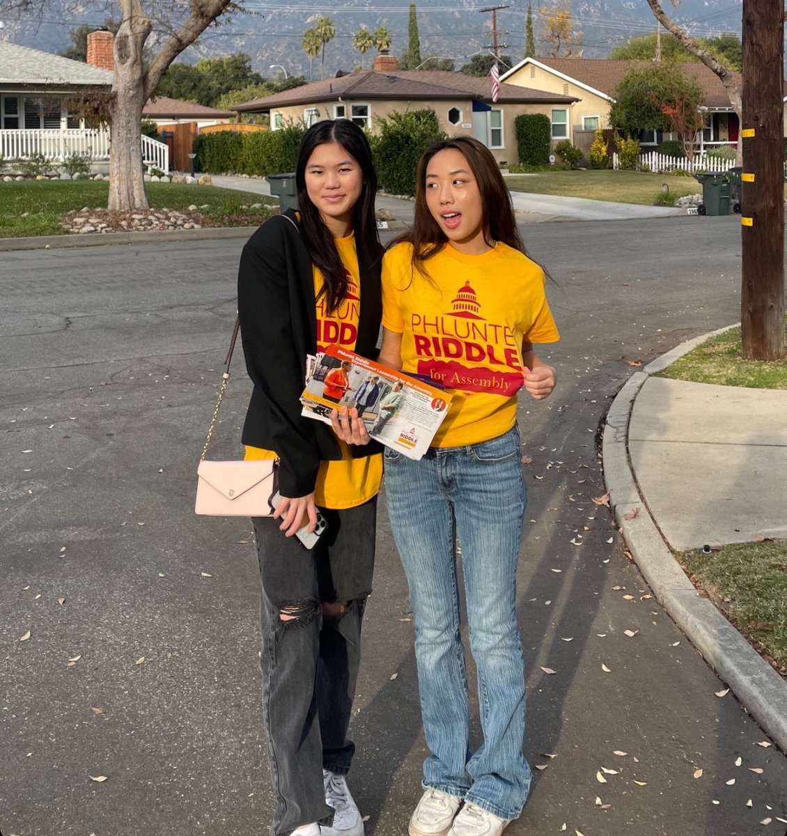 Young Democrats spent MLK weekend walking doors for endorsed candidates Phlunte’ Riddle and Sasha Renée Pérez. We’re excited to get the vote out this primary election!
