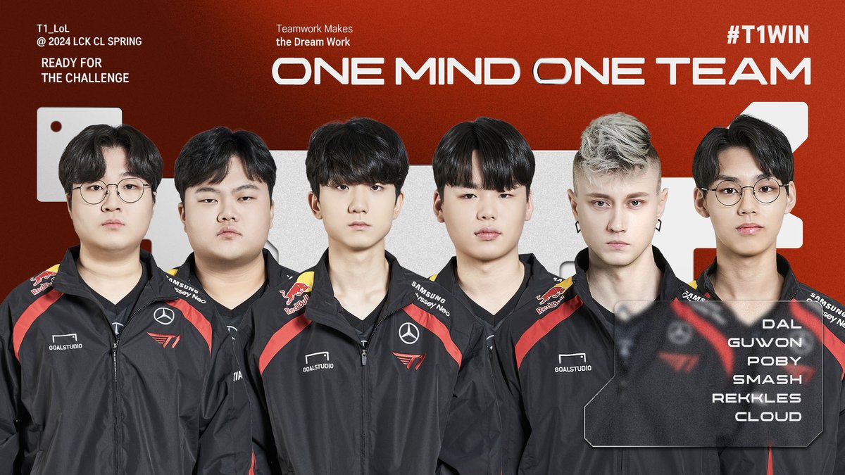 One Mind One Team: Teamwork Makes the Dream Work #T1WIN #T1Fighting #LCKCL