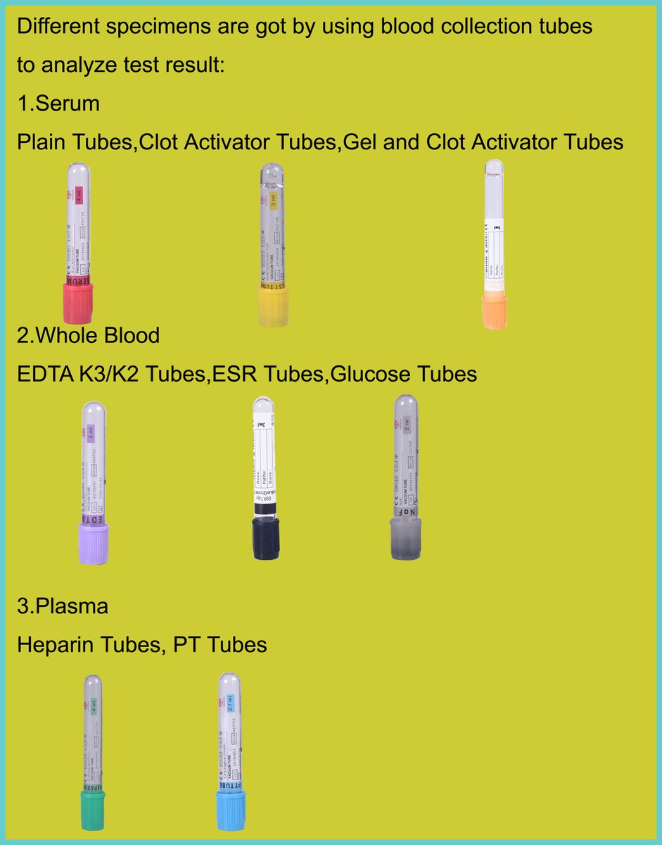 GandaMedical's tweet image. Blood Collection Tubes   #vacutainers #blooddraw
