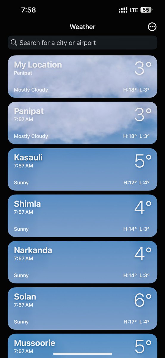 Sanjeev495's tweet photo. Today is the lowest temperature among all these places. Dont Go Anywhere. Enjoy at Home 👍🙏🏻 #cold #Weather #Himachal #panipat #haryana #AajTak #aditityagi #tyagi #trending #india https://t.co/OYyaxAZLUM