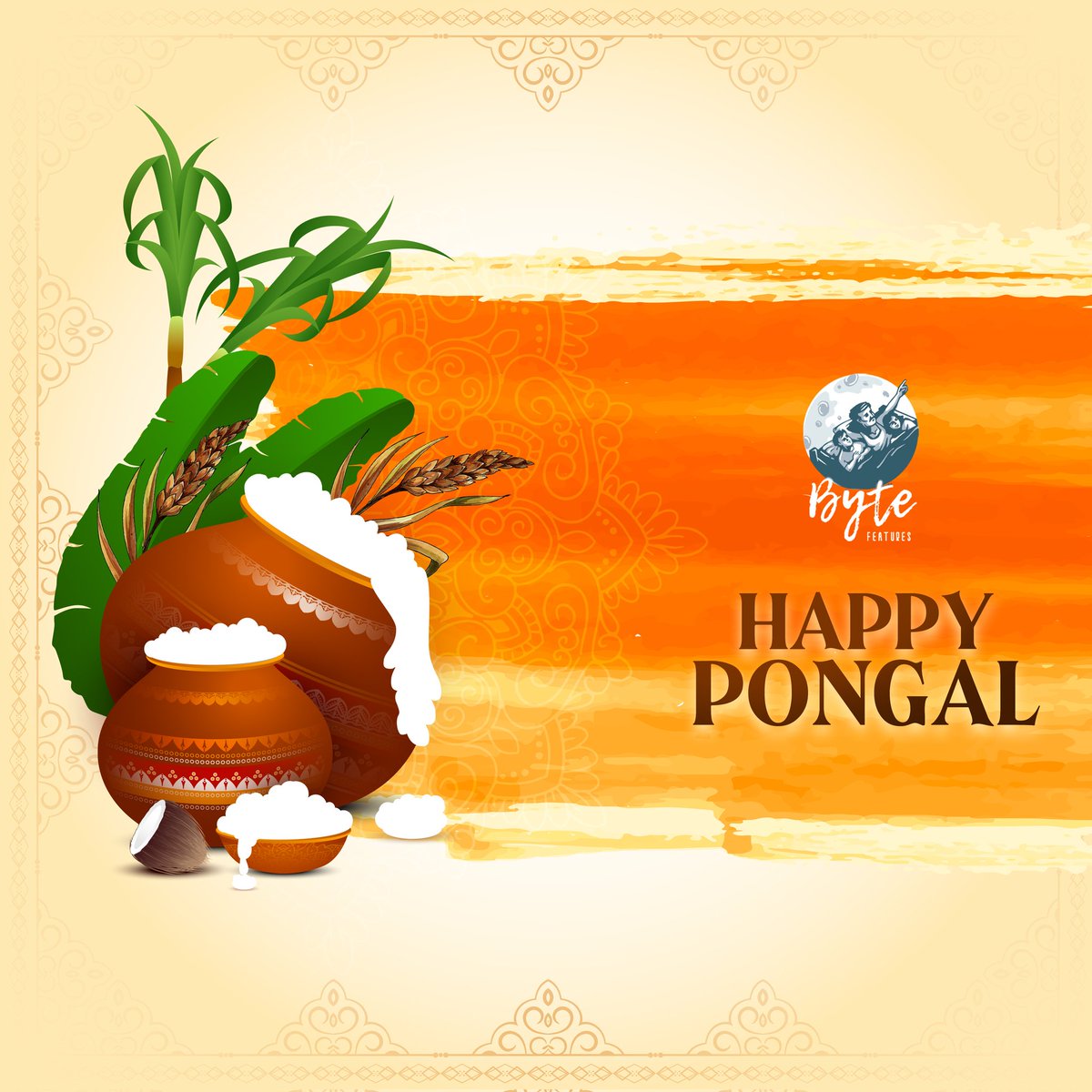 May your happiness harvest in leaps and bounds😇

Byte features wishes you all a Happy Pongal🪁

#HappyPongal
