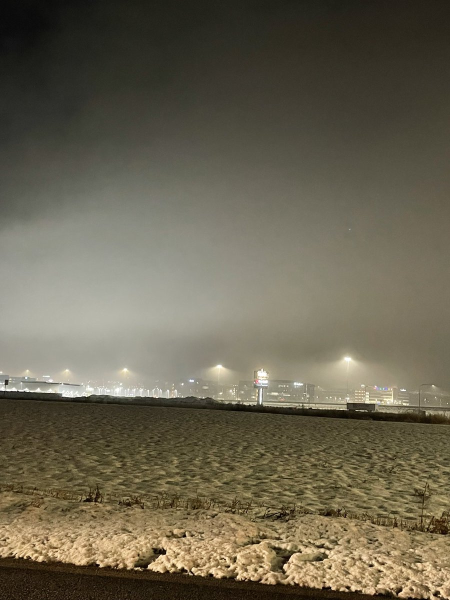 Fog starting to take shape at the north end of Utah Valley