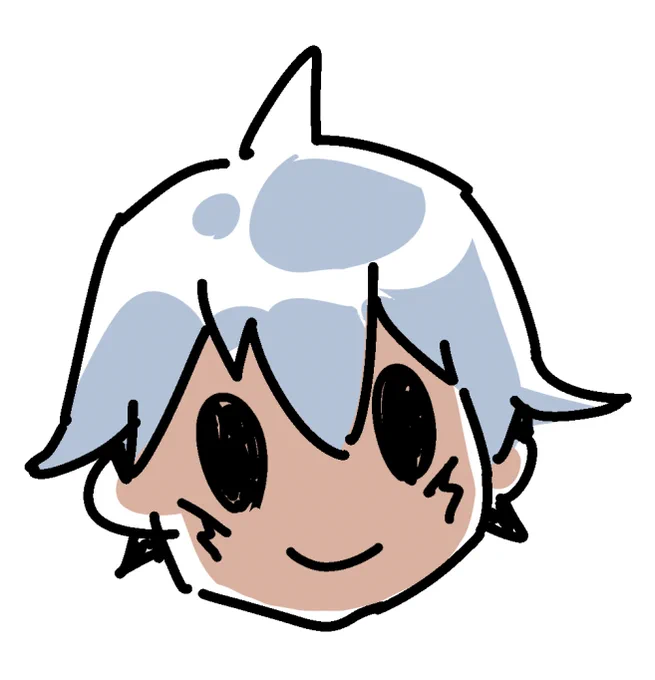 簡略化したアヌ描いて～って言われたので描きました3色。 