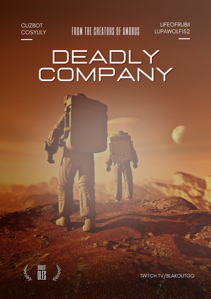 Starting this Saturday, 6PM (AEST), we're kicking off our monthly community games night with some Lethal Company!

If you're around and want to watch the chaos unfold then be sure to follow our Twitch channel: twitch.tv/blakoutgg

We hope to see you in chat !
🖤💛❤️💚🩶💙