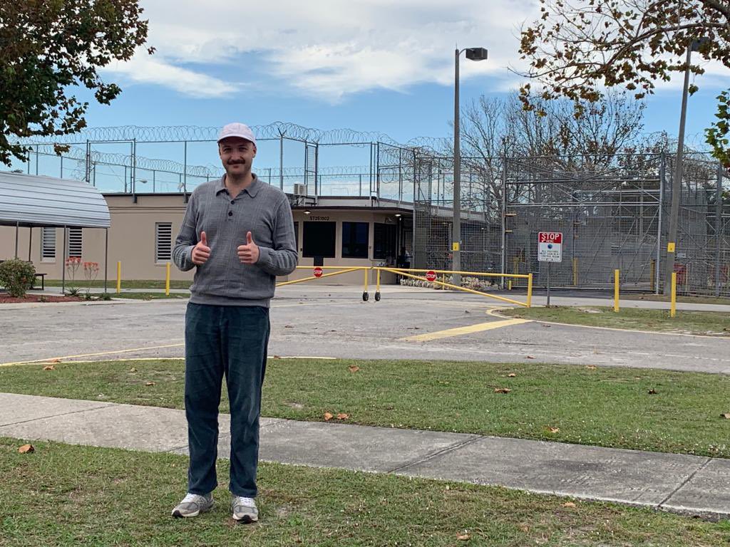 UPDATE for the heads: I visited Tim at Zephyrhills prison today (pictured). He's in good spirits + hopeful upcoming media projects will garner enough public awareness about his story to help his clemency case. Today also reaffirmed for me that he's just an incredibly lovely man!