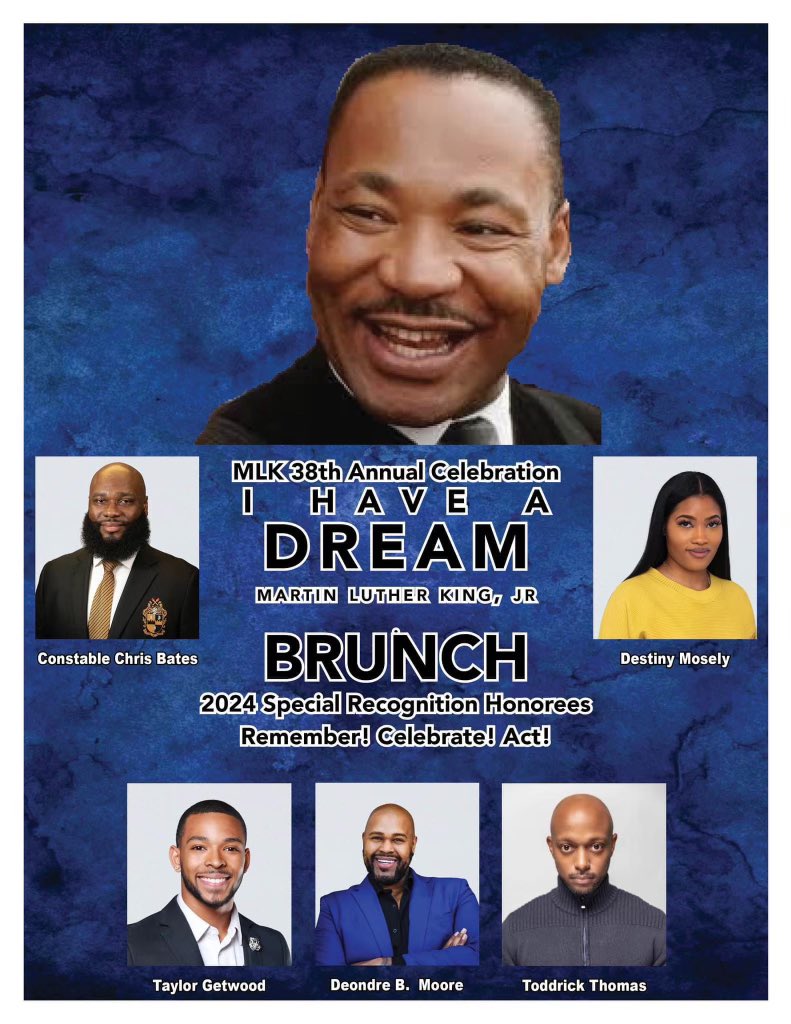 Bishop James Dixon, II, is humbled and honored to be the selected guest speaker at the 38th Anniversary Martin Luther King, Jr. Brunch in Port Arthur, TX. We should all Remember! Celebrate! and Act! in response to the great legacy built on the sacrificed life of Dr. King.