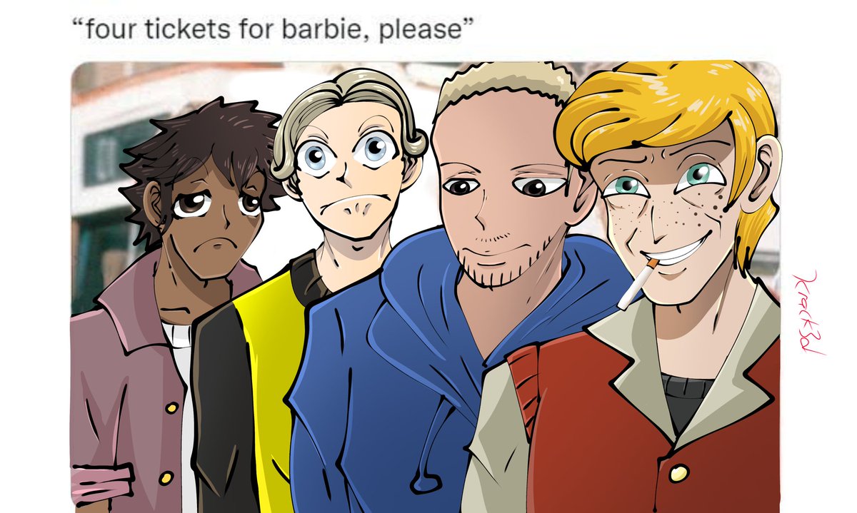 KevlarCrack3d's tweet photo. Keep in mind that these are my sanest OCs.

#OC #octwitter #ocart #art #Artist #artists #ArtistOnTwitter #arttwt #digitalart #DigitalArtist #digitalpainting #digitalartwork #digitaldrawing #drawing #Memes #drawnmeme https://t.co/cCounrrAyk