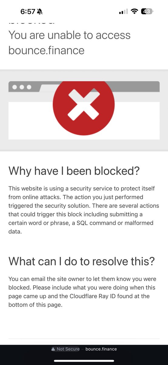 Hey <a href="/bounce_finance/">Bounce Brand</a> , what’s up with this? Doesn’t matter what browser I use.