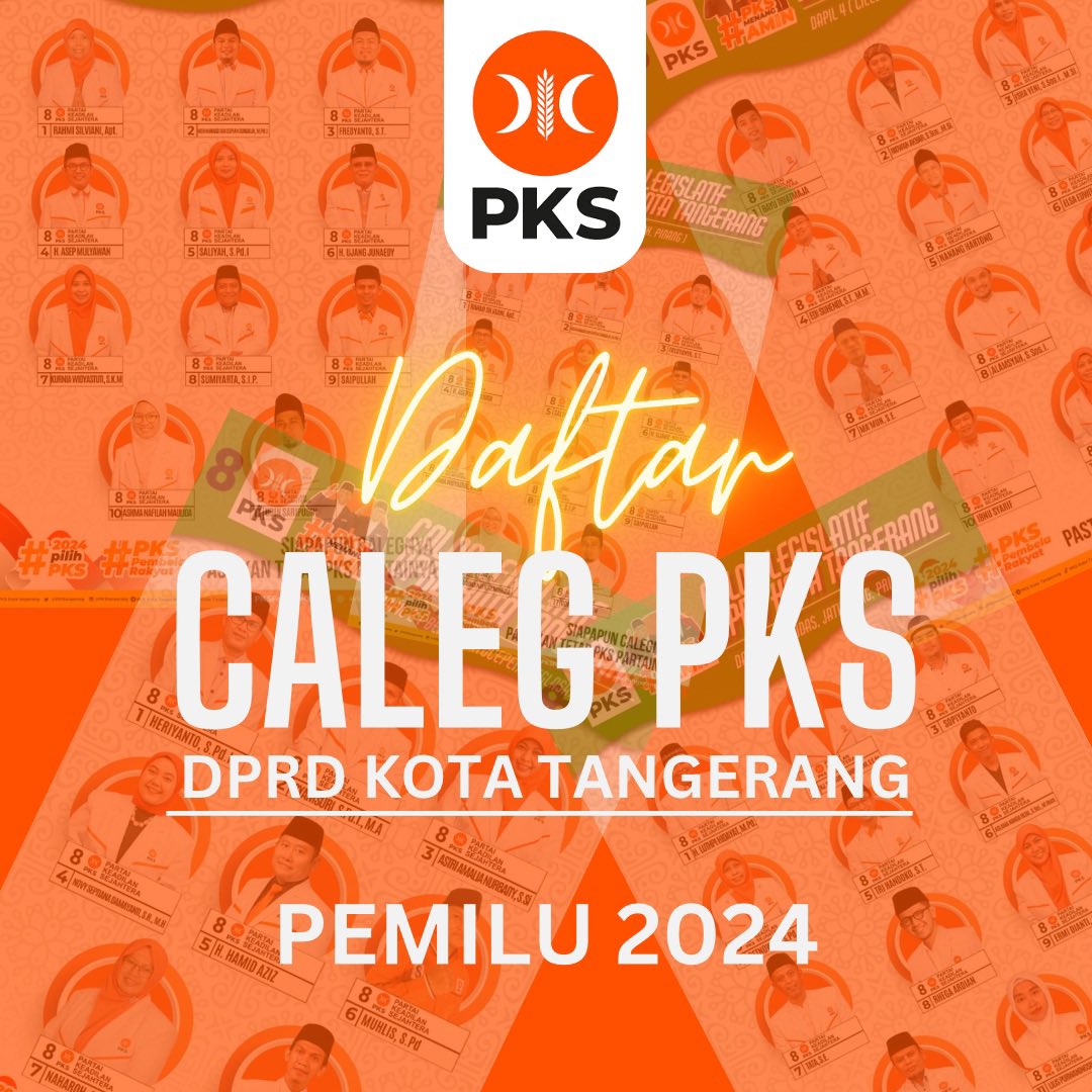andywindarto's tweet photo. Tinggal di kota tangerang / mau ngasih rekom ke circle yg tinggal di kota tangerang,
berikut list kader2 terbaik @PKStangerang yang berlaga di pemilu 2024 sebagai calon legislatif.
silahkan dibagikan, atau mention ke orang yg menurut lu membutuhkan
CoblosPKS
PKSaniesMenang https://t.co/RuNNnqEsmC