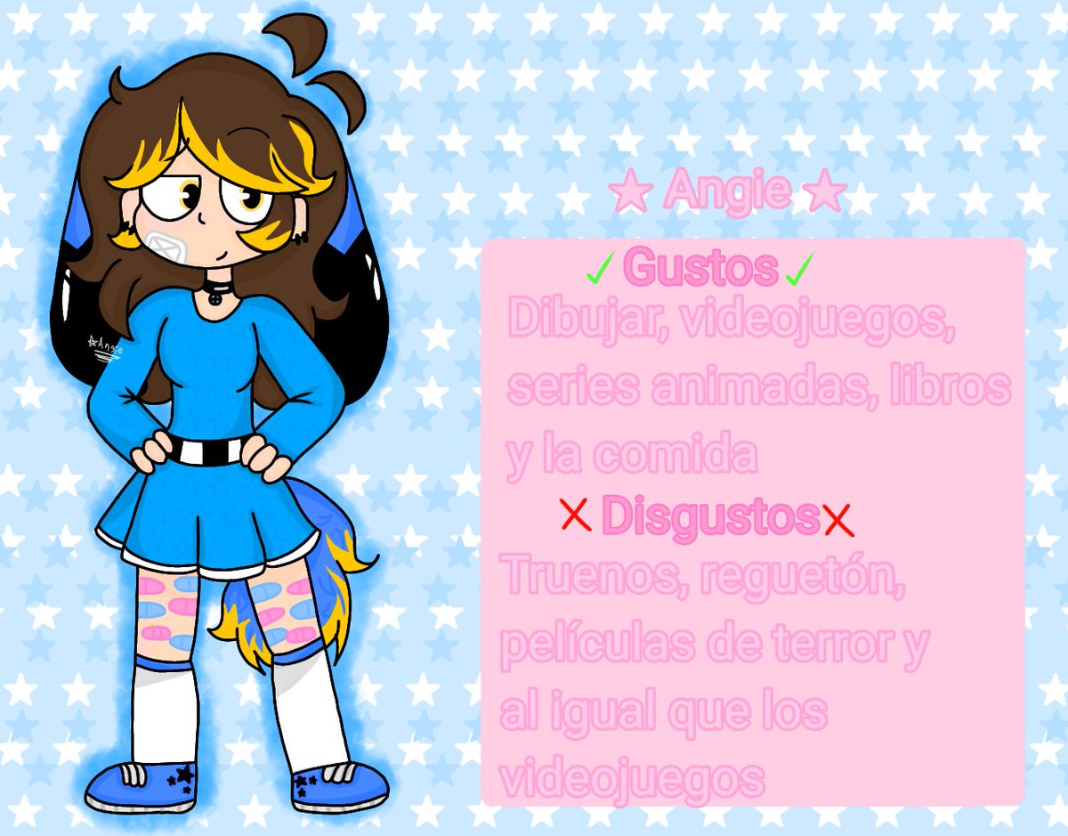 LaCapitaDeMike's tweet photo. Después de tanta espera acá está mi ficha de oc! :D

Bueno perdón si me tarde un siglo pero en verdad no podía dibujar bien pq tuve problemas con mi teléfono pero ya pude porfin JAJAJA😻💕
#oc https://t.co/yrVG4xkd1Z