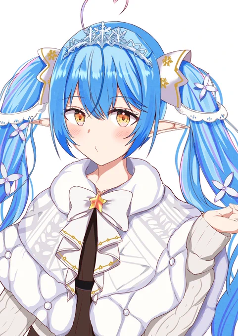 ラミィちゃんの新アクセサリ、お嬢様からお姫様になって最高に可愛い  #LamyArt