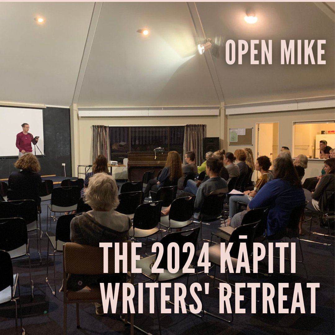 A highlight of The Kāpiti Writers’ Retreat is the Saturday night open mike - creating a space to share works generated across the weekend and beyond. 

We’ve heard poems, stories, chapters of novels, song lyrics, memoirs, essays, and more! All welcome! 

writerspractice.nz/the-kapiti-wri…