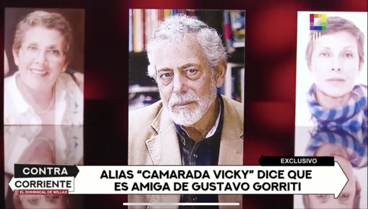 CcorrienteW's tweet photo. Ivonne Moreau, la terrorista convicta y confesa confirma a Contracorriente su relación de amistad con Gustavo Gorriti. 
https://t.co/A0HG6uDagi https://t.co/KZk2l1QfJE