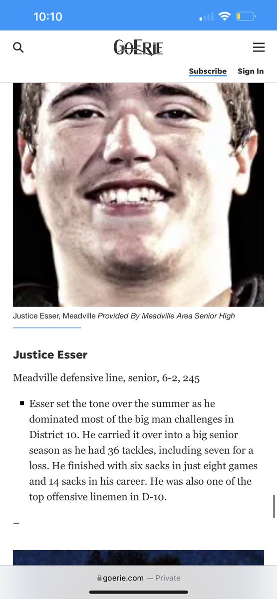 Made the district 10 all star team.