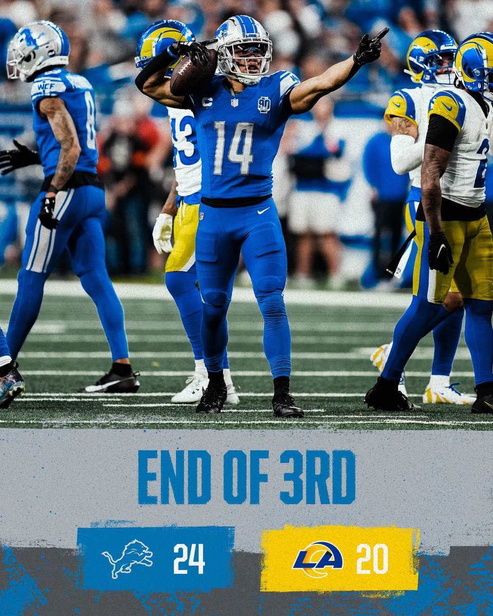 Lions's tweet photo. Let's close it out 

#LARvsDET | #AllGrit https://t.co/LHb48ZE4v0