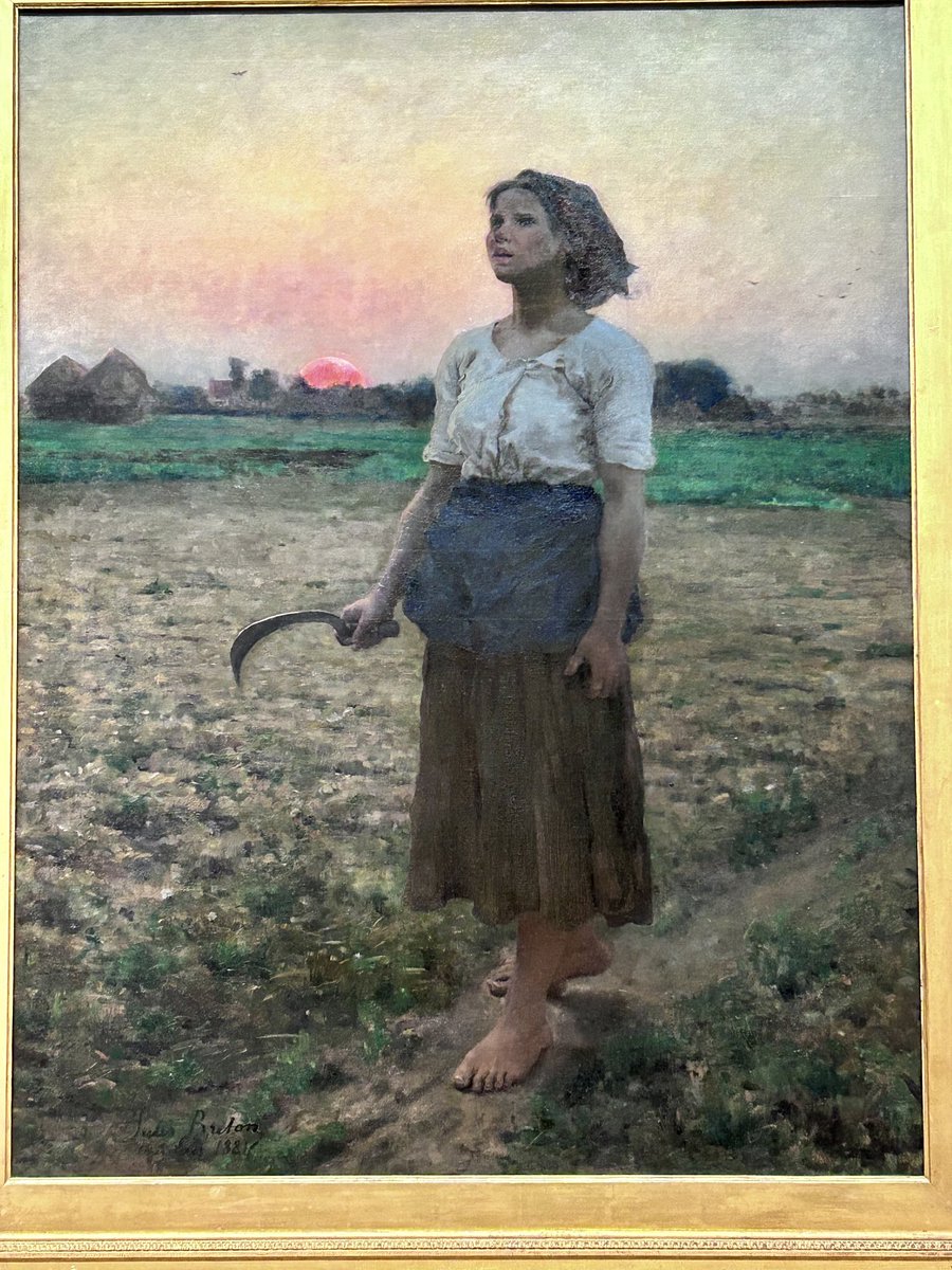 “The Song of the Lark” by Jules Adolphe Breton. Listen to Bill Murray describe how this painting saved his life.” youtu.be/lQKh5yrw8tI?si…