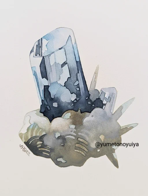 蒼白&褐色の鉱石