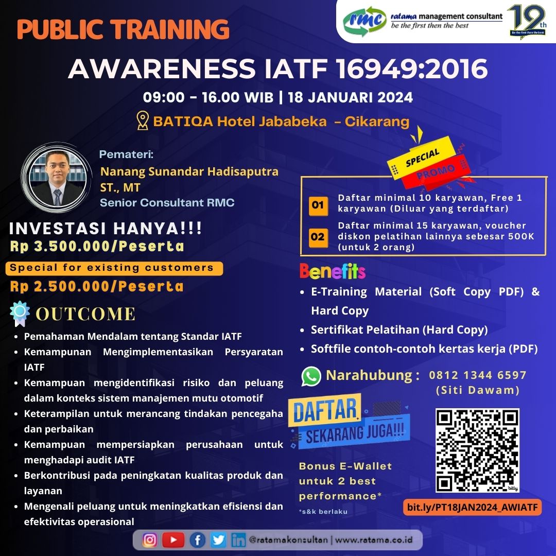 RatamaKonsultan's tweet photo. Karyawan otomotif wajib ikut nih
Buruan daftar pada link dibawah ini

https://t.co/lUry2WbKFQ https://t.co/grp7t7aeuX
