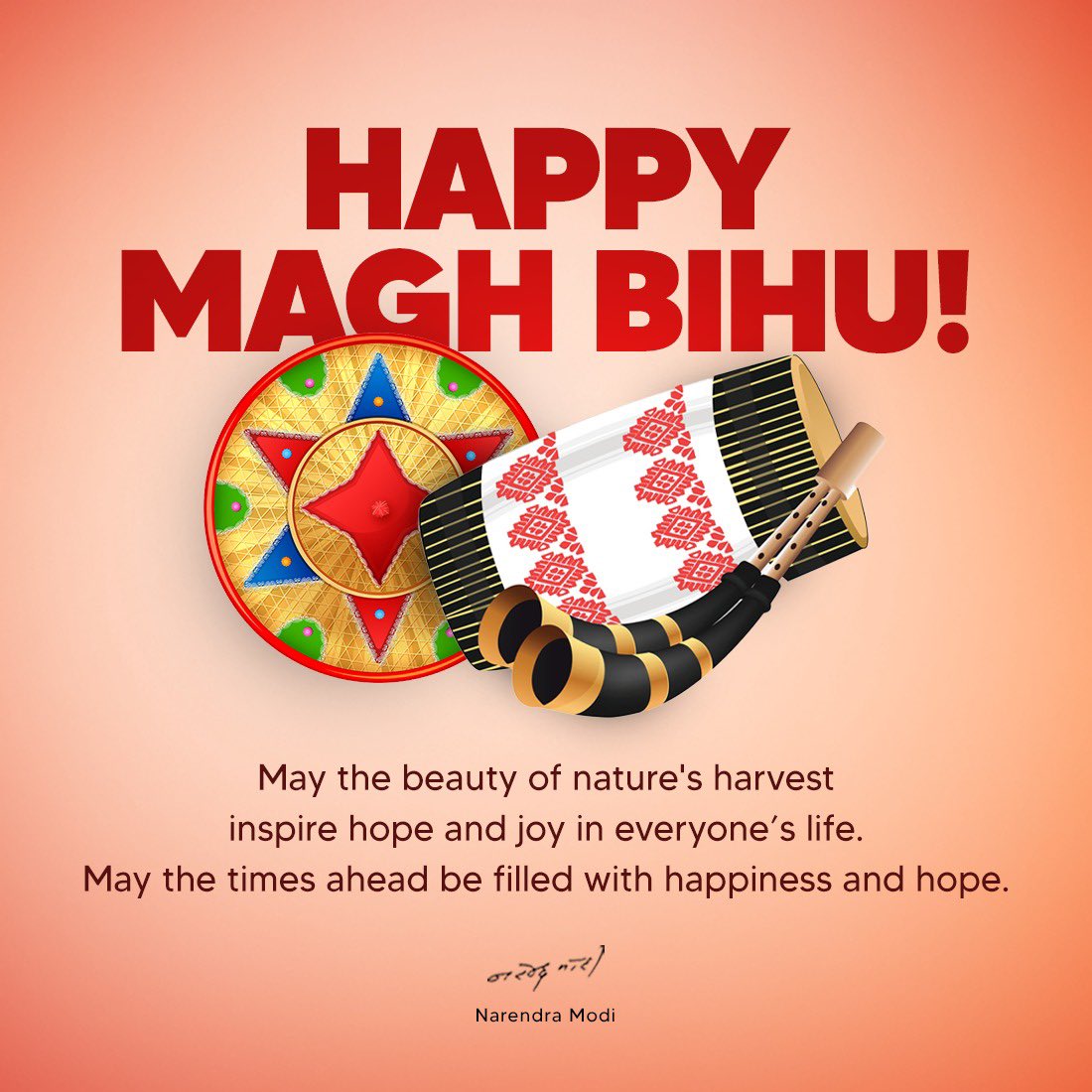 Greetings on Magh Bihu.