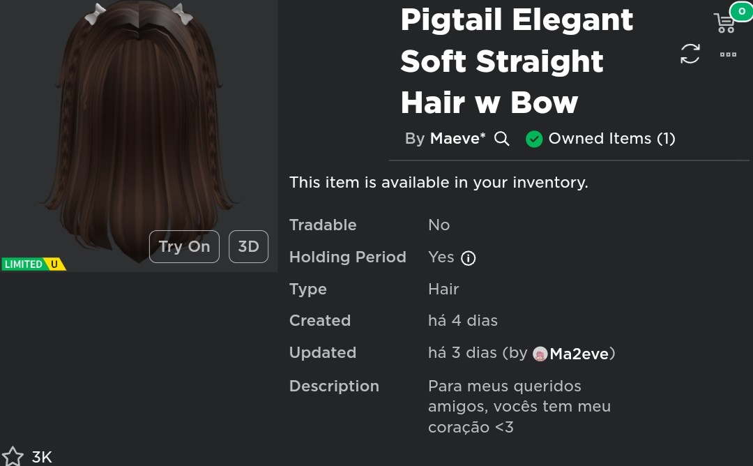 0exterminador0's tweet image. 💞#3 Last  giveaway for this hair free ugc limited made by @its_geminni💞
🔥requirements🔥
1-follow me
2- like and retweet
3-send proof that you did everything I asked
🔥there will be 10 winners ends soon good luck💫
#freeugc #freeugclimited #ugclimited #hairfreeugclimited