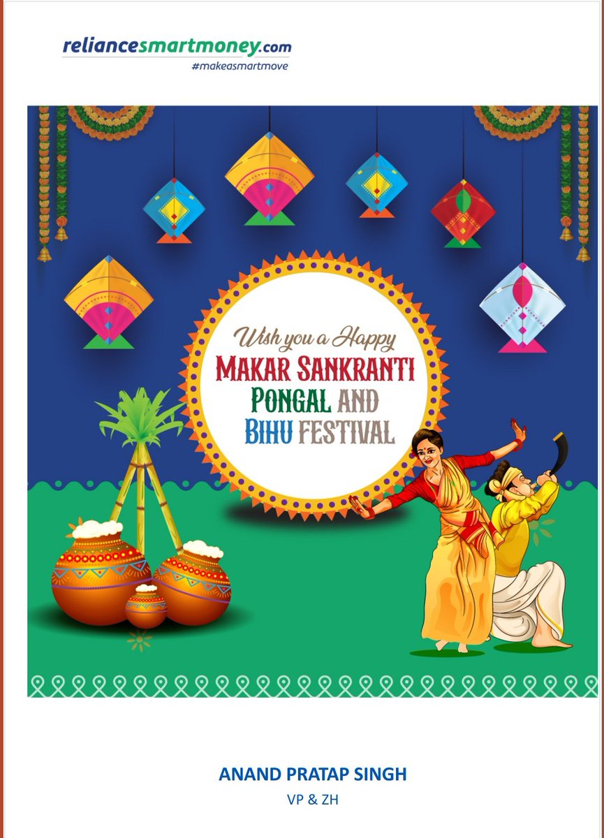 Aadiaksh's tweet photo. Happy Makar Sankranti, time for joy, celebration &amp; new beginnings. https://t.co/37F2HbR1AA