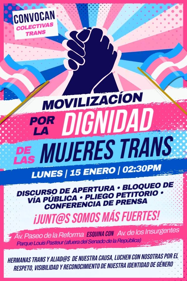 eroerny's tweet photo. En esta semana Nicté Chávez y Paola Suárez recibieron ataques transfóbicos; la diputada trans Salma Luévano denunció amenazas de muerte; la activista y política trans Miriam Ríos fue asesinada y hoy domingo mataron a Samantha Gomes Fonseca, otra activista y política trans. 🏳️‍⚧️ https://t.co/hWt6VeWtvm