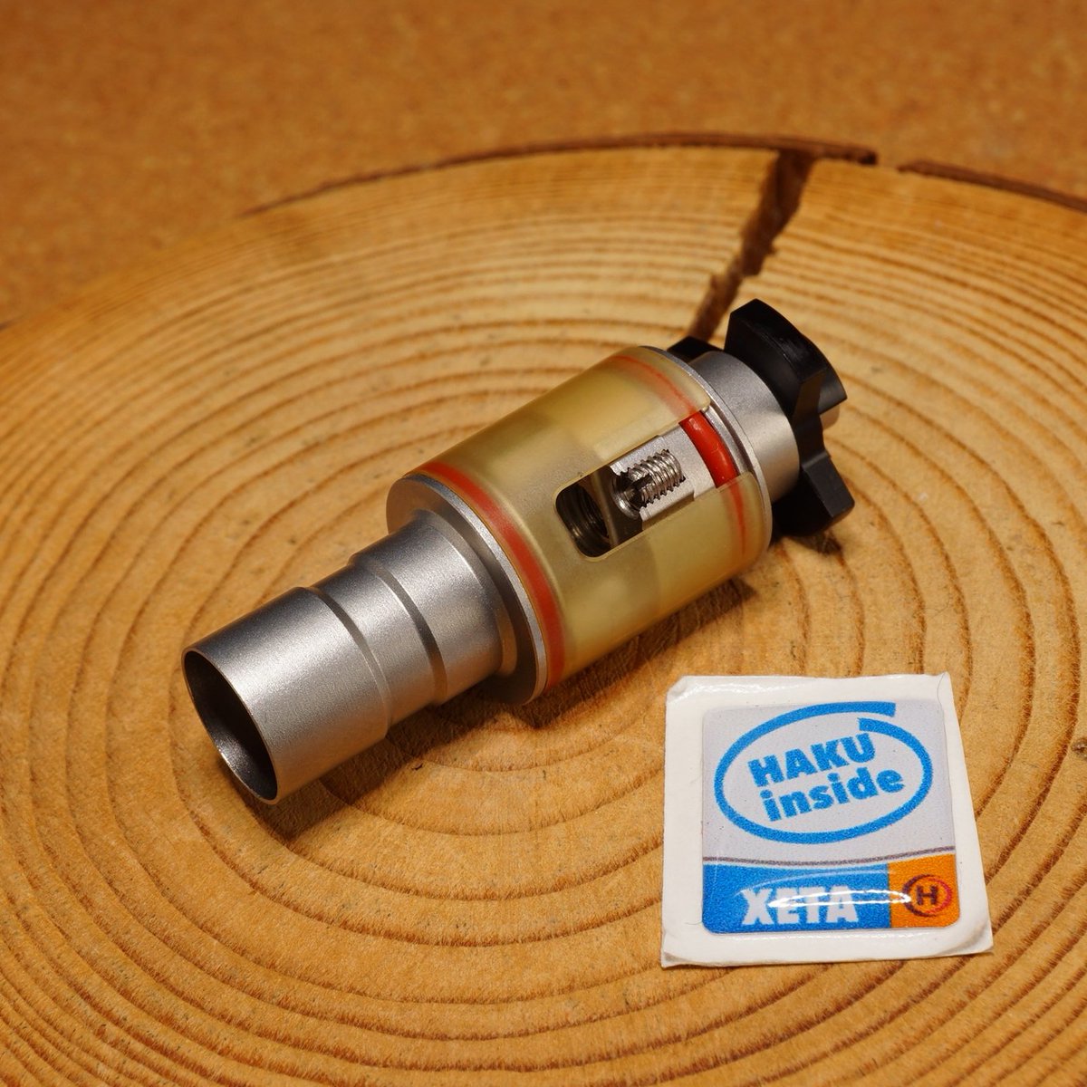 VAlphaline's tweet photo. Haku Engineering|Haku Xeta RBA 入荷。国内外で入手困難のレアアイテムです。コンディションは僅かな使用感程度で非常に良好な状態となり、Ultem cap も付属となりますので、是非お見逃し無く!DM大歓迎 #HakuEngineering #Haku #XETA #RBA #MTL #RDL #DL #Vape #vape好きな人と繋がりたい #vape放出 https://t.co/5PHmYvxsDV